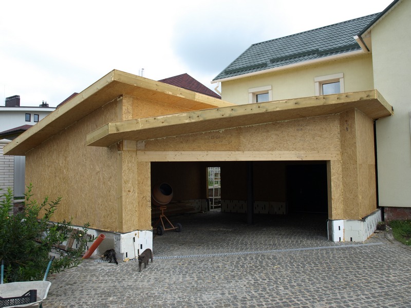 Поэтапное строительство гаража из сип-панелей